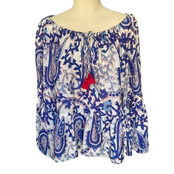 Figue Silk Set - Brielle Bahia Beach Pants & Blouse - Picture 7 of 17